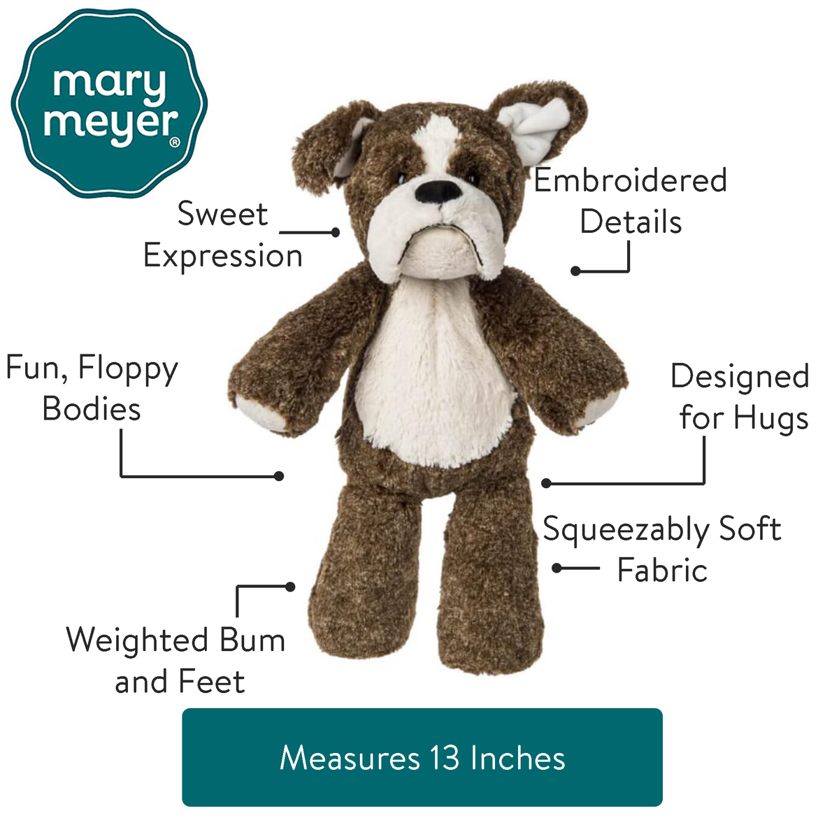 Mary Meyer Marshmallow Bradley Bulldog