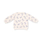 Angel Dear Sweet Hanna Floral Velour - Oversized Sweatshirt and Wide Leg Pant