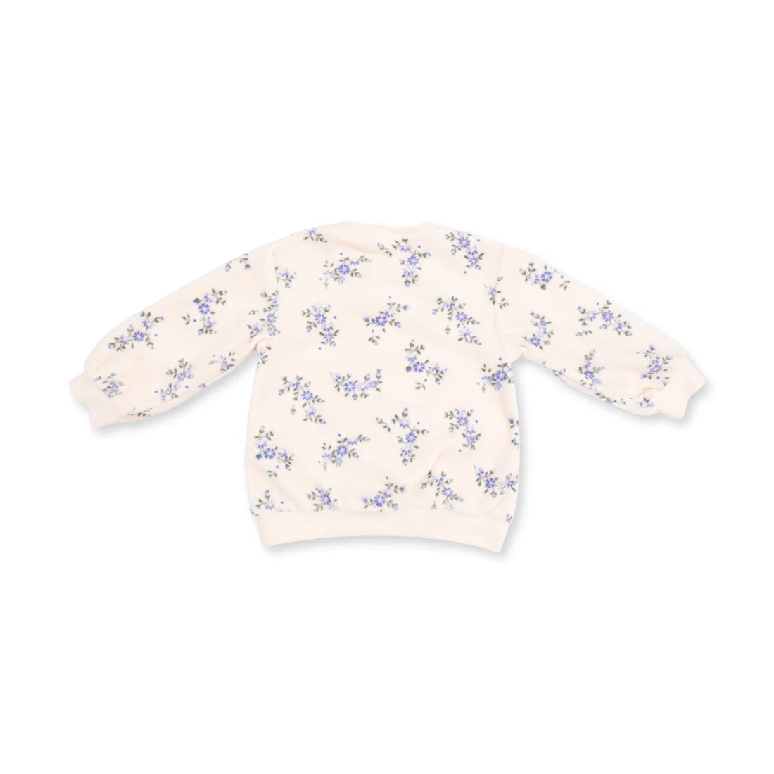 Angel Dear Sweet Hanna Floral Velour - Oversized Sweatshirt and Wide Leg Pant