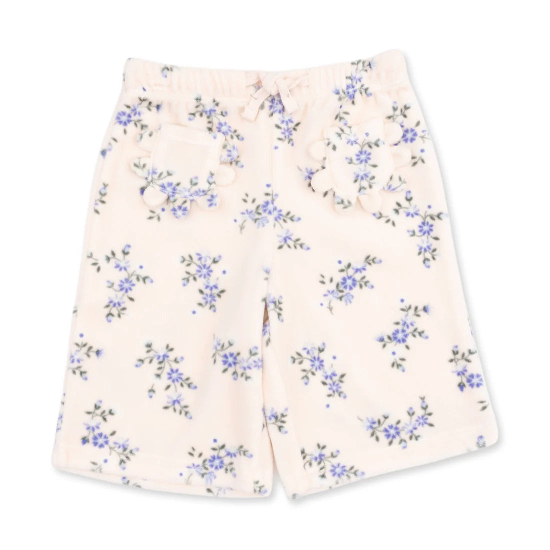 Angel Dear Sweet Hanna Floral Velour - Oversized Sweatshirt and Wide Leg Pant