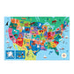 Chronicle Books Map of the U.S.A. 50 Piece Giant Floor Puzzle