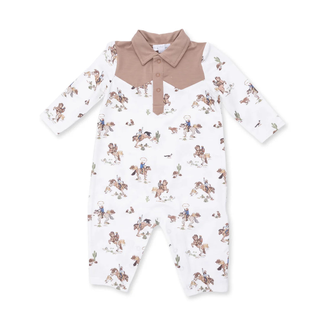 Angel Dear Horse Wrangler - Long Sleeve Cowboy Romper