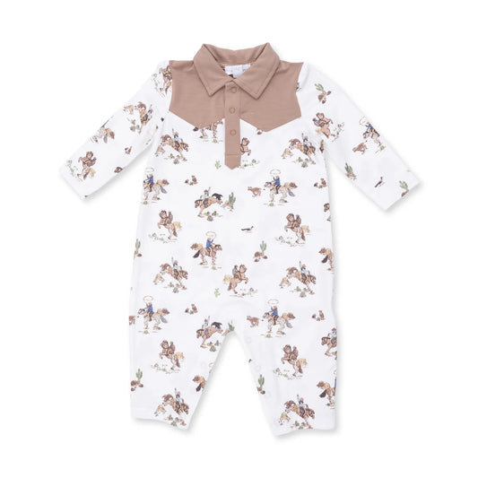 Angel Dear Horse Wrangler - Long Sleeve Cowboy Romper