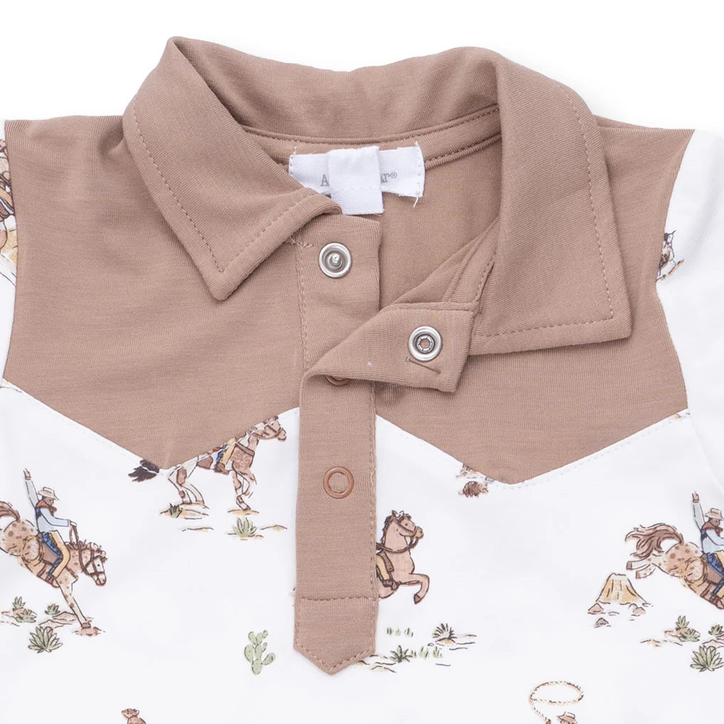 Angel Dear Horse Wrangler - Long Sleeve Cowboy Romper