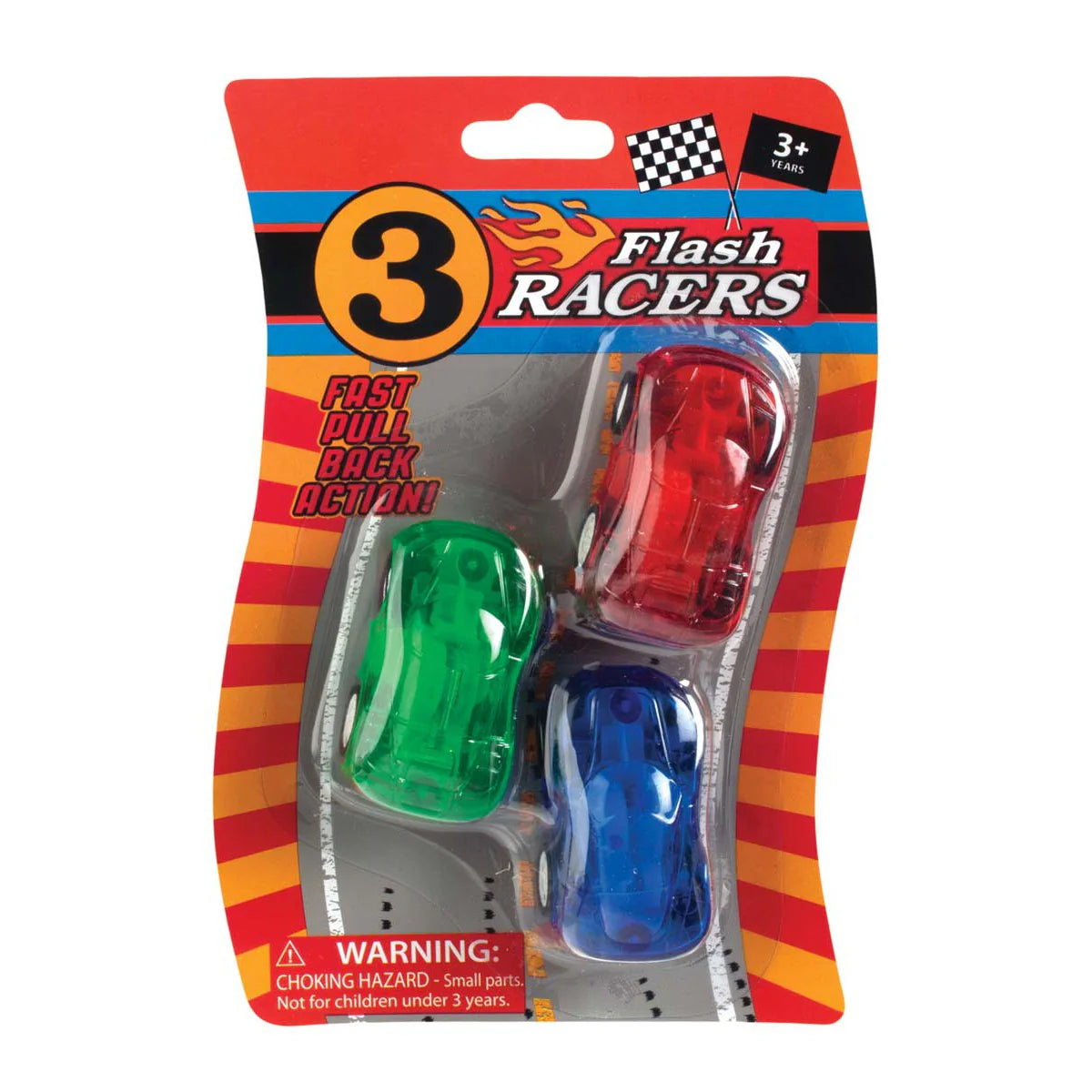 Toysmith Flash Racers Mini Pull Back Cars
