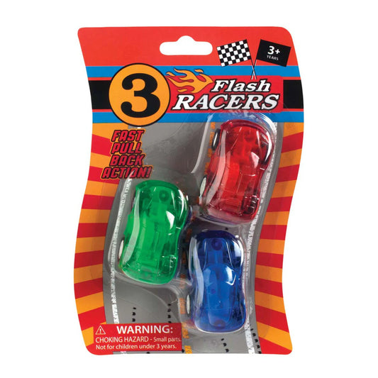 Toysmith Flash Racers Mini Pull Back Cars
