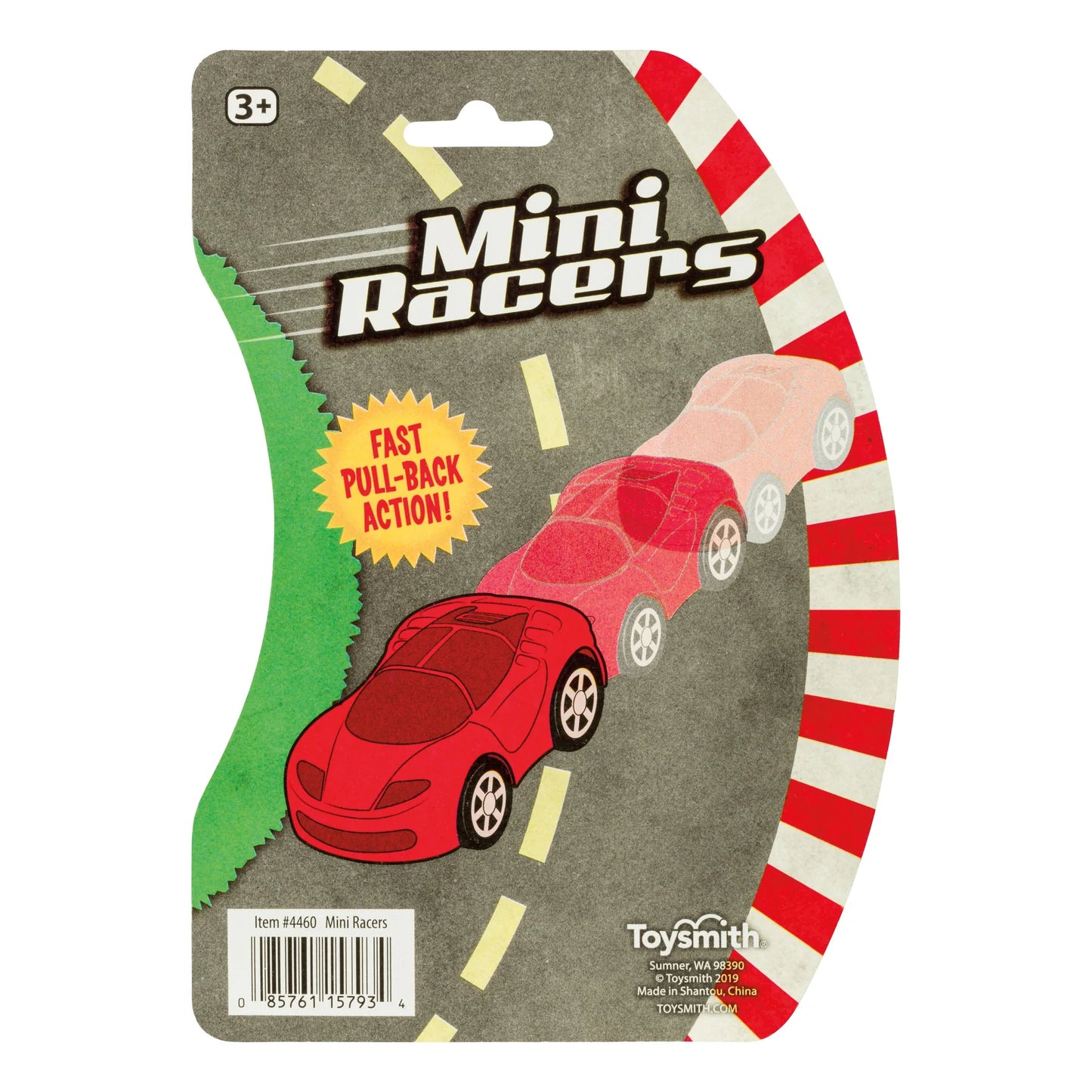 Toysmith Flash Racers Mini Pull Back Cars