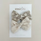 Emi Lei Alligator Clip Bow Set