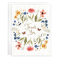 Gina B Designs Thank You Greeting Card - Flowers All Around