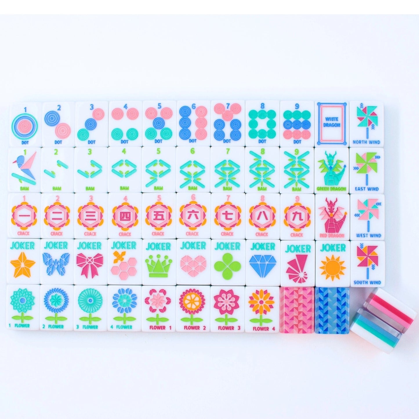 My Fair Mahjong Crystal Prism Mahjong Set