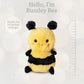 Beverly Hills Teddy Bear Company World Softest Plush Lushee 10 In-Buzzley Bee