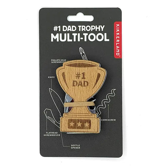 Kikkerland Design Inc #1 Dad Trophy Multi-Tool