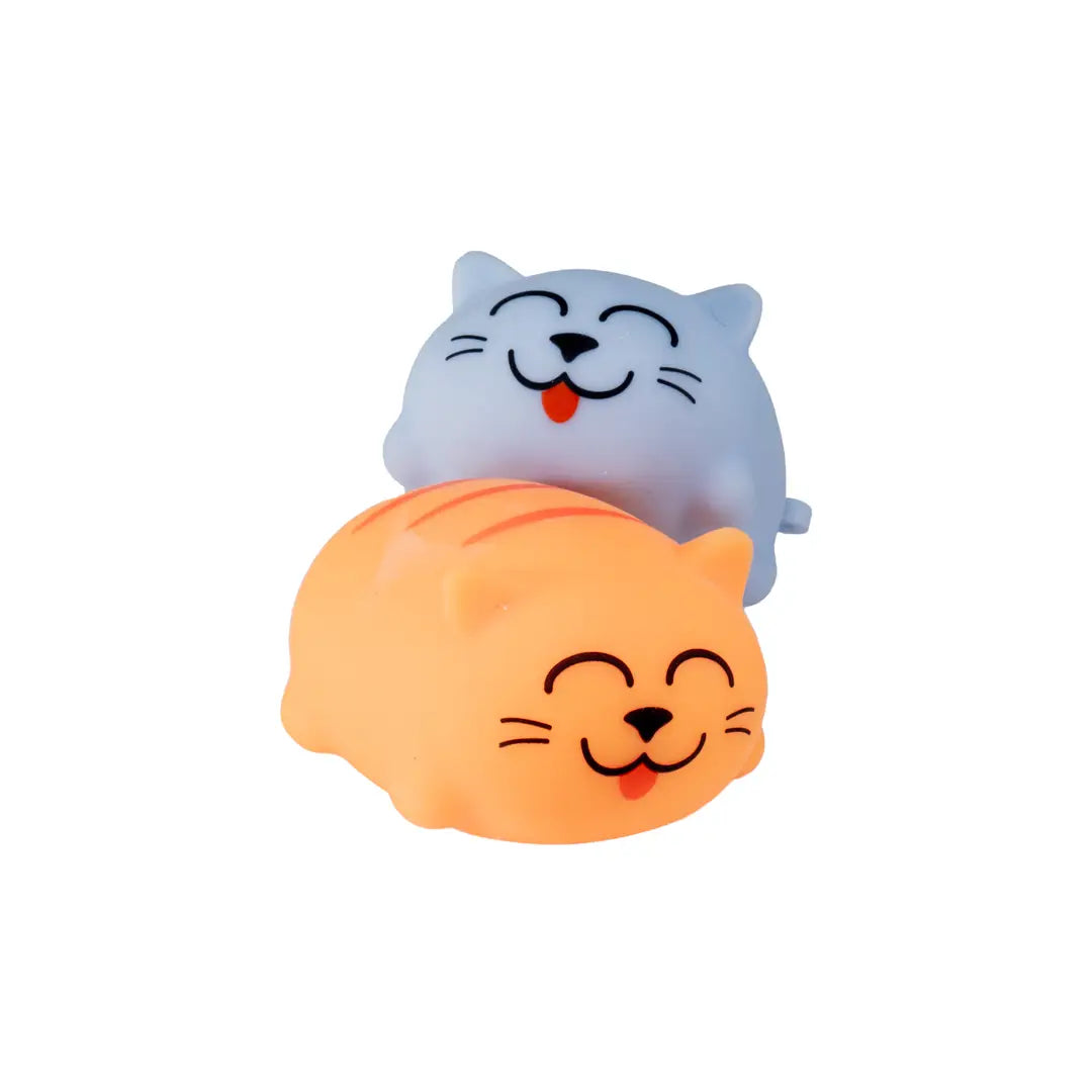 Toysmith Farm Fresh Chubby Kitties 3" Squishy Toy Assortment