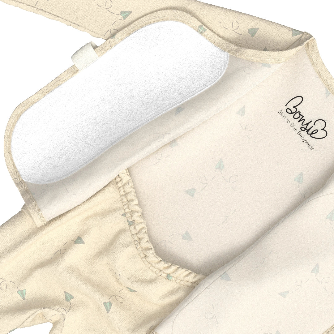Bonsie Skin to Skin Babywear Footie - Flight Crew