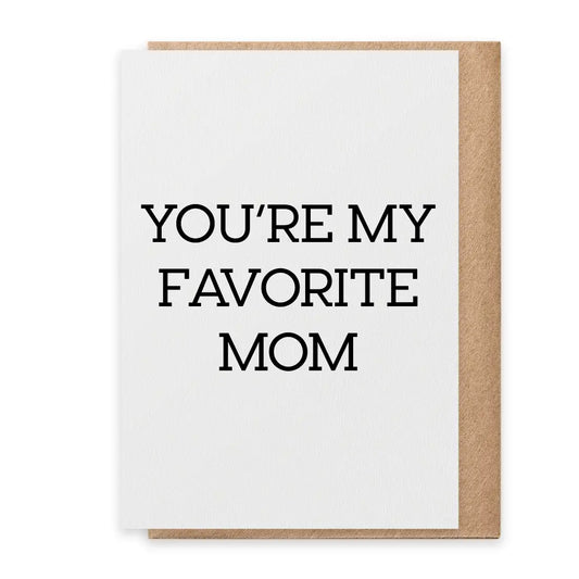 Paisley and Parsley Favorite Mom - Greeting Card