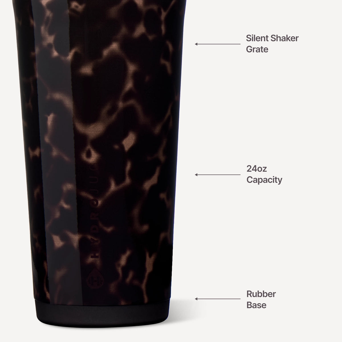 Hydrojug Mocha Tortoise Hydrojug 24 Oz Insulated Shaker