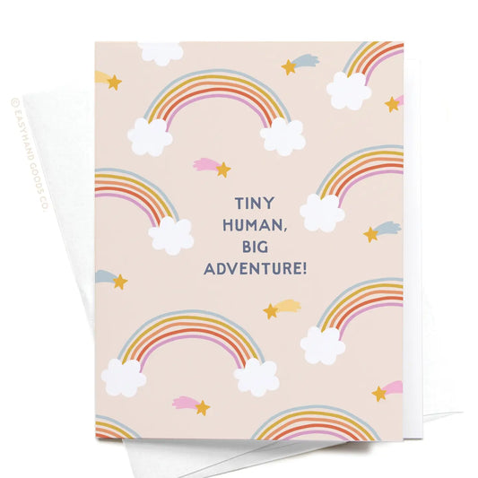 Easyhand Goods Tiny Human Big Adventure Greeting Card