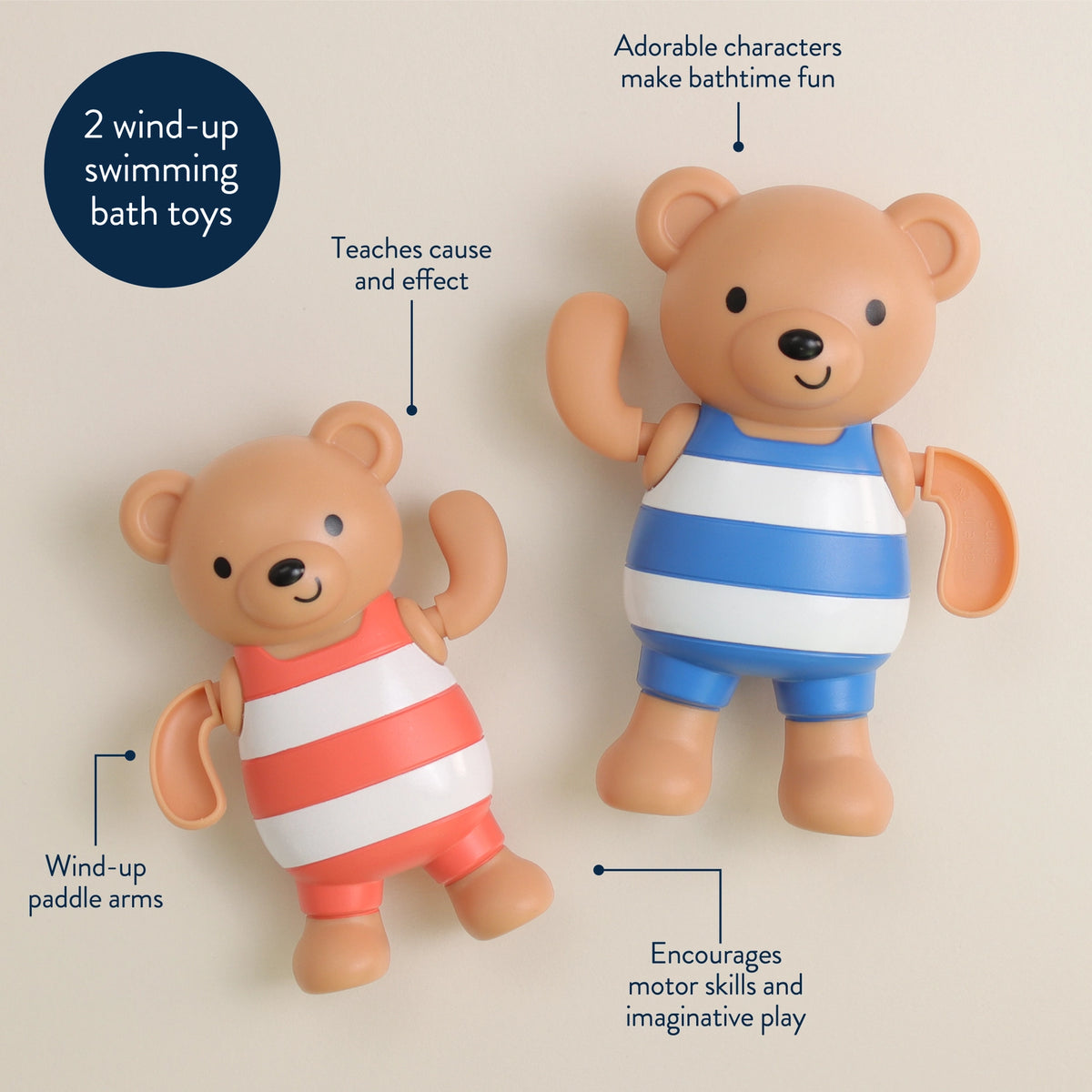 Itsy Ritzy Sippy Itzy Ritzy Silly Bear Swimmers | The Baby Cubby