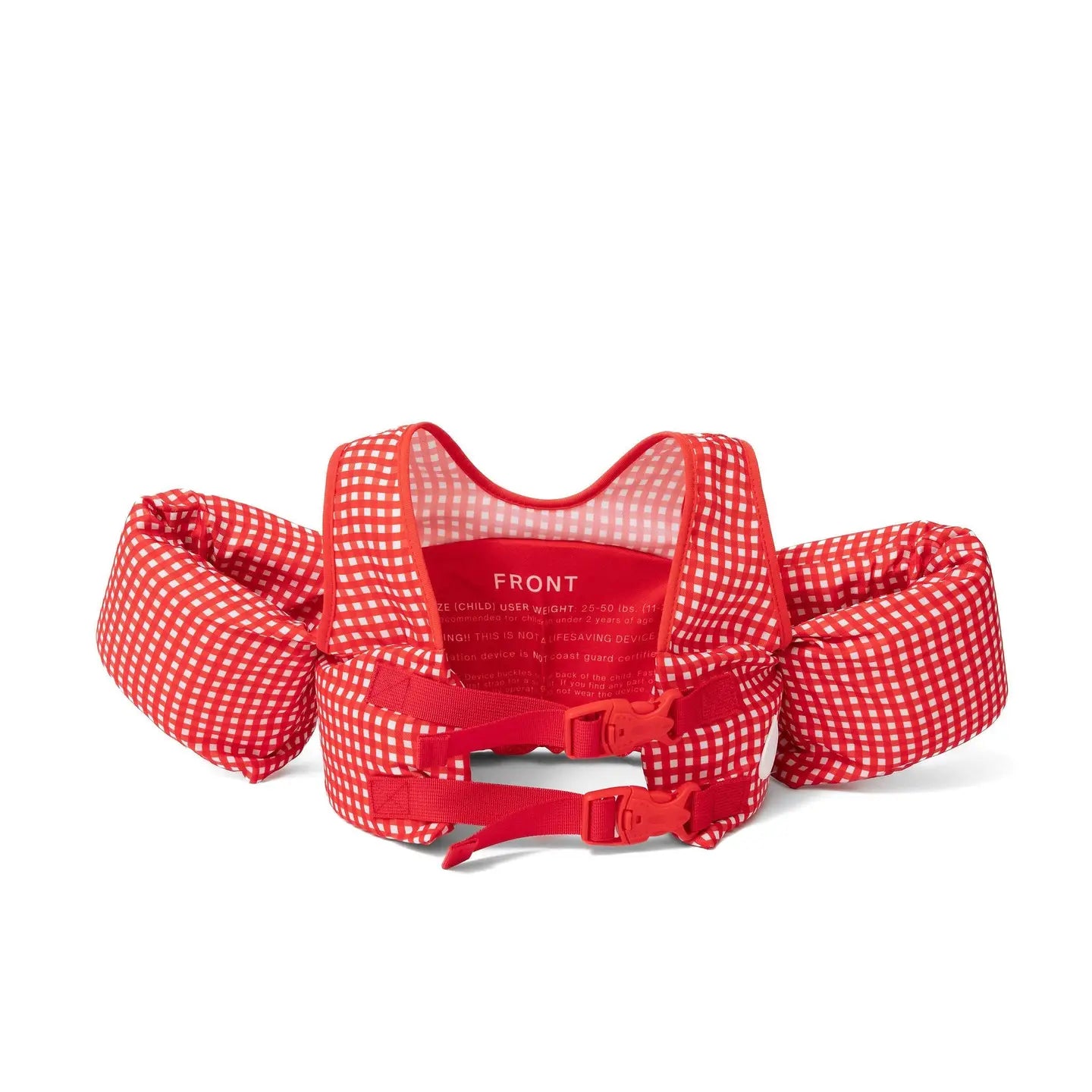 Drip Floats Red Gingham Kids Float - 25-50 Lbs