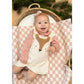 Viverano Organics Checkered - Terry Knit Sweater Knit Baby Blanket