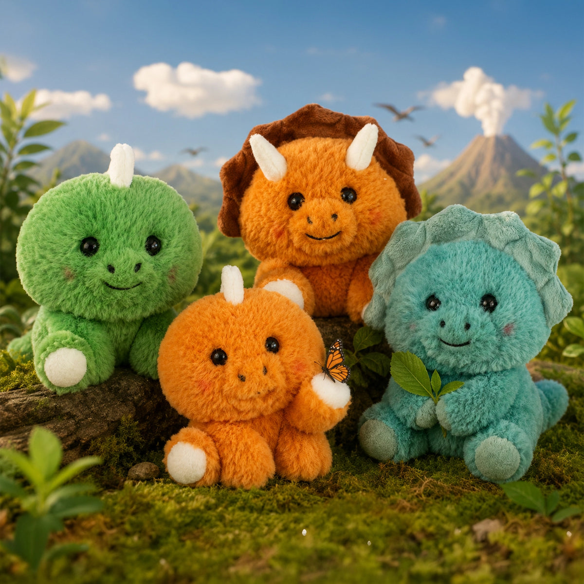 Beverly Hills Teddy Bear Company Prehistoric Ploomps Plushee Collection – Assortment