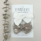 Emi Lei Alligator Clip Bow Set