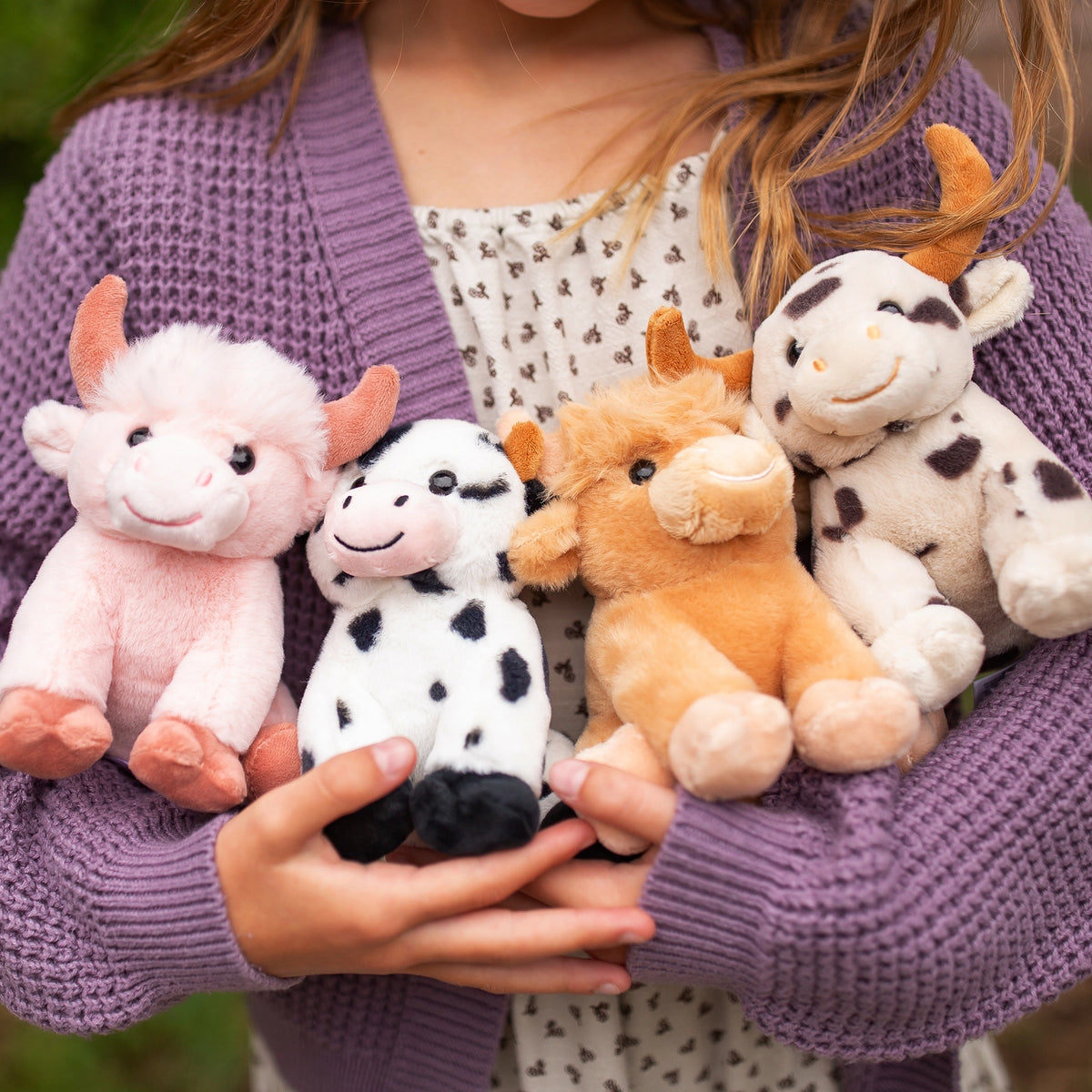 Beverly Hills Teddy Bear Company Mooey Moo Moos Plushee Collection – Assortment