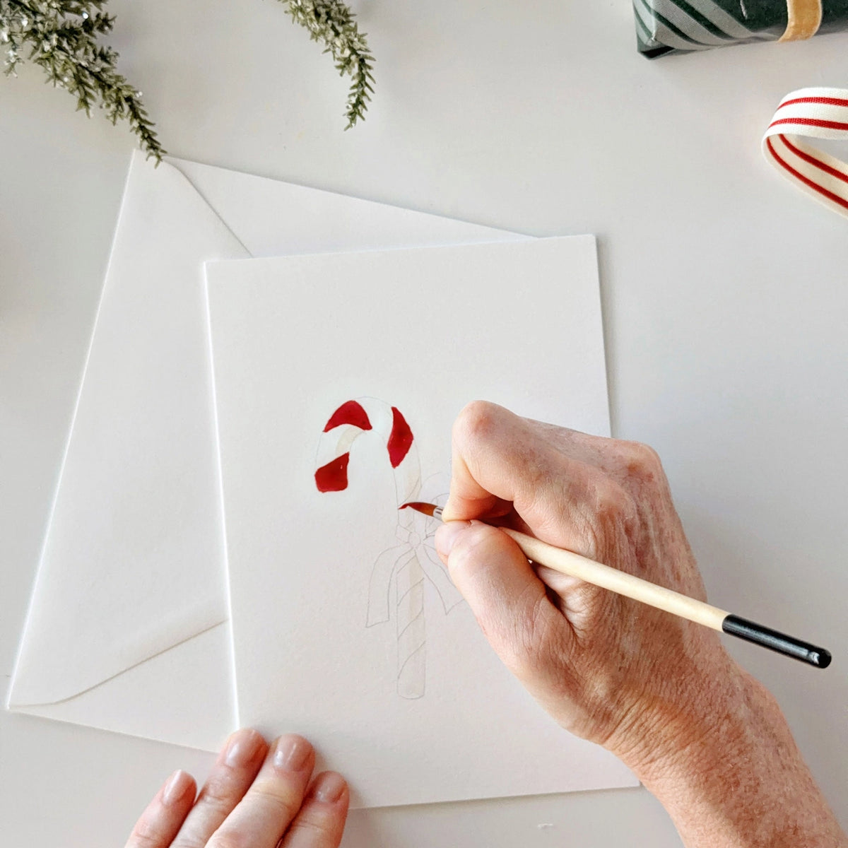 Emily Lex Studio Classic Christmas Paintable Notecard