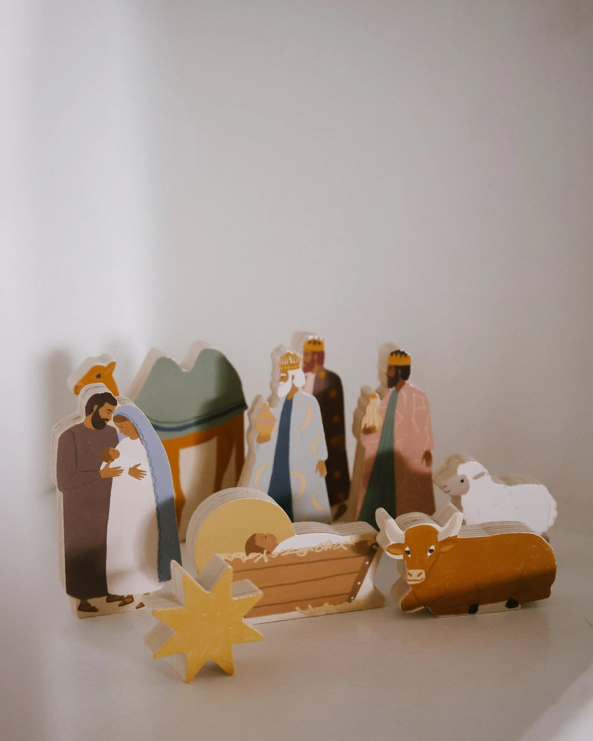 Be A Heart Nativity Wooden Puzzle