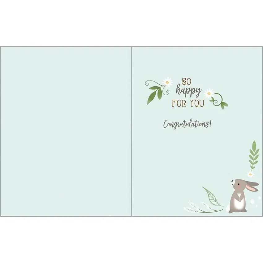 Gina B Designs Baby Greeting Card - Little Bunnies