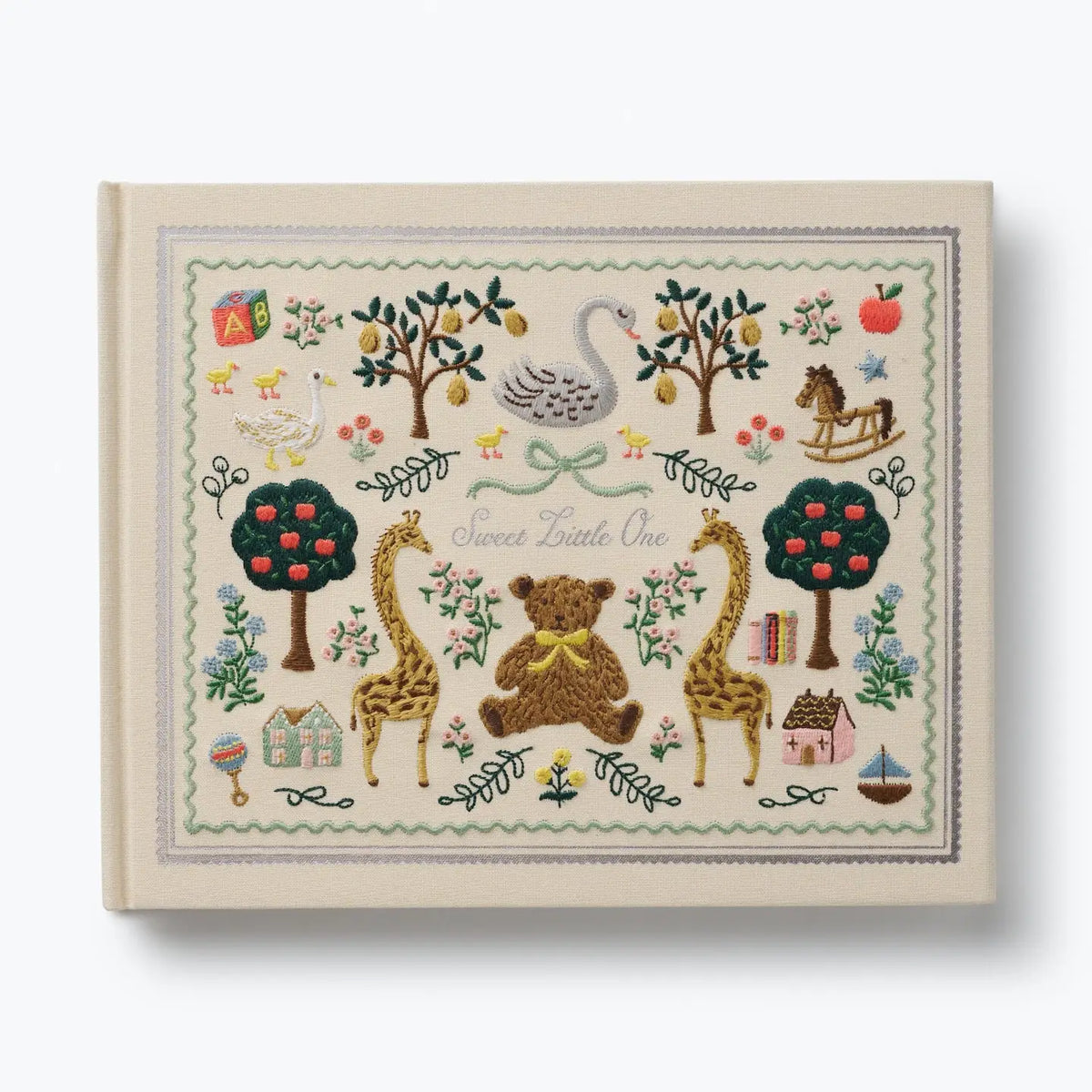 Rifle Paper Co Storybook Embroidered Baby Book