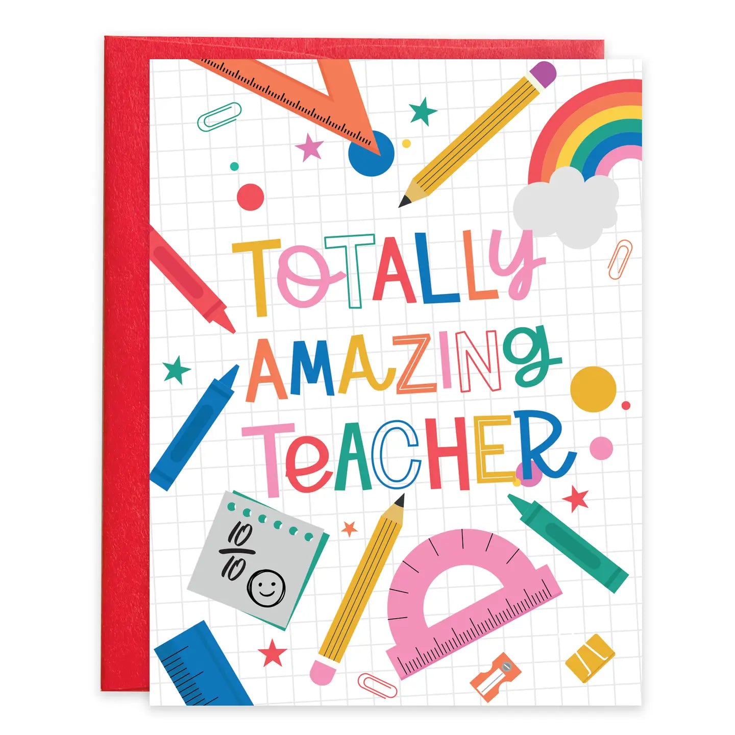 Gina B Designs Thank You Greeting Card - Amazing Teacher