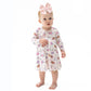 Angel Dear Football Cheer - Twirly Long Sleeve Dress with Bike Short