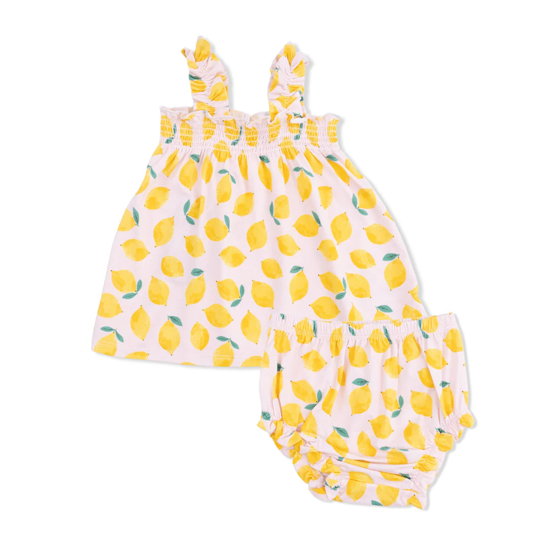 Angel Dear Ruffly Strap Top And Bloomer - Sunny Lemons
