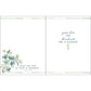 Gina B Designs With Scripture Mother's Day Greeting Card - Blue/Gold Flower