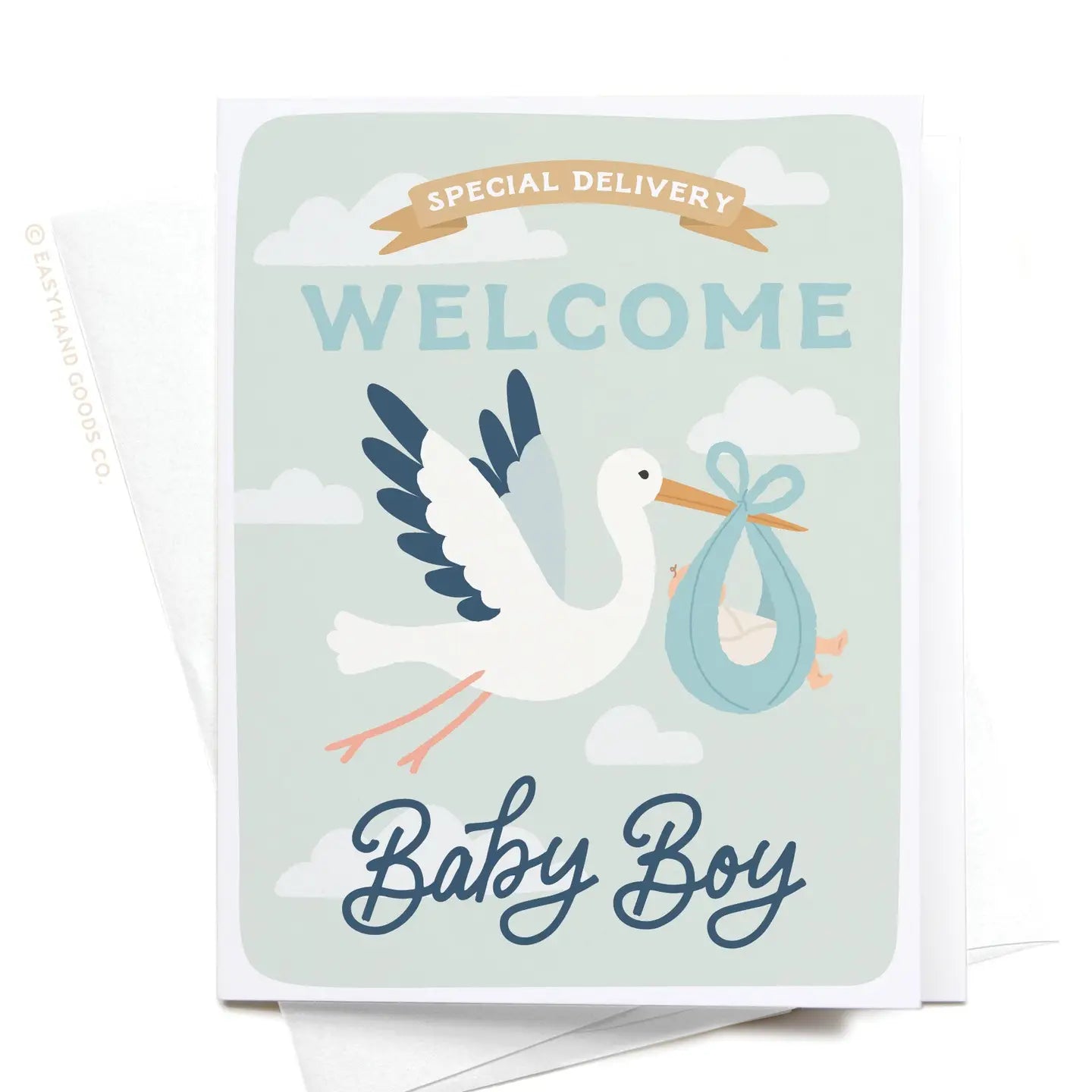 Easyhand Goods Special Delivery Welcome Baby Greeting Card