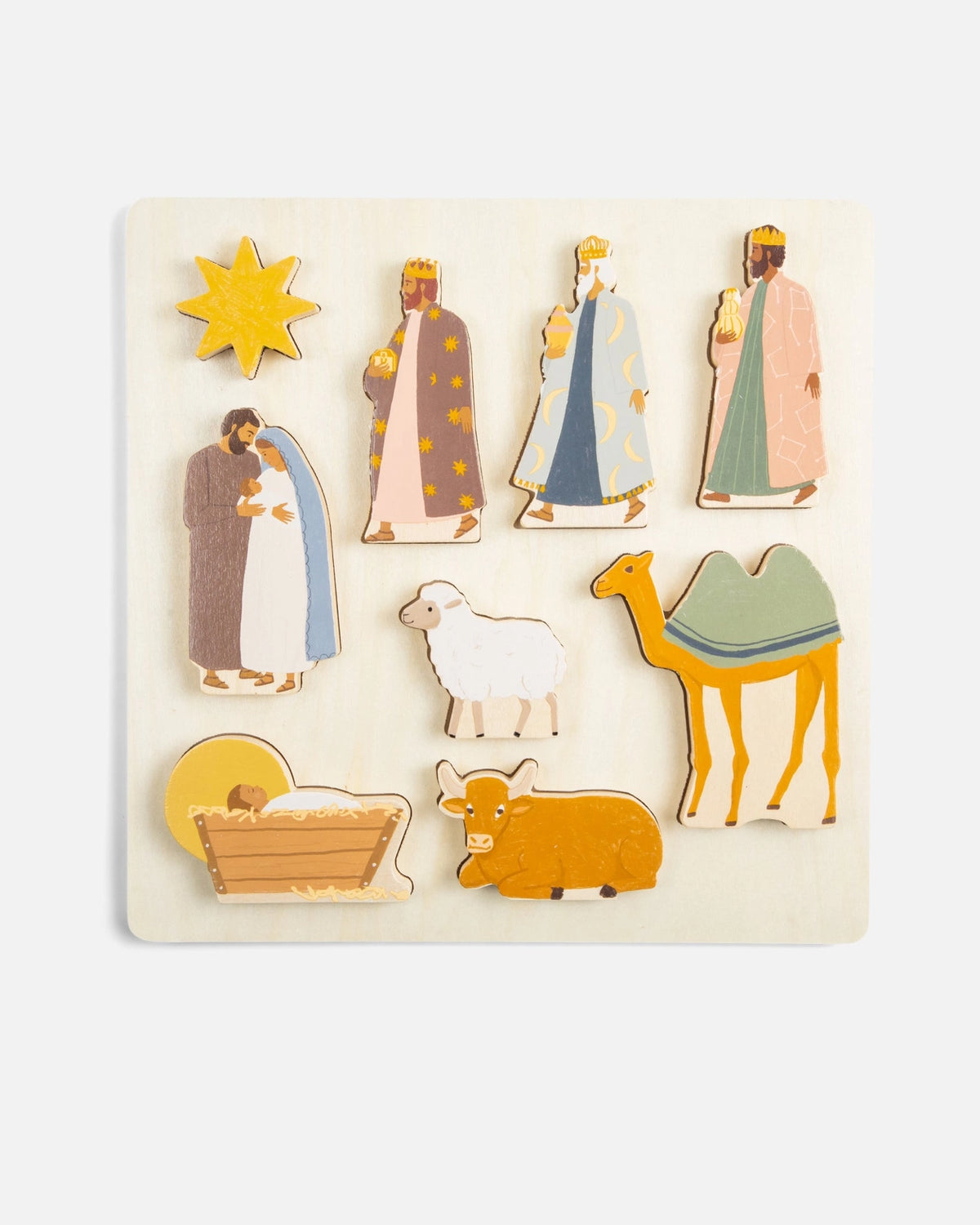 Be A Heart Nativity Wooden Puzzle