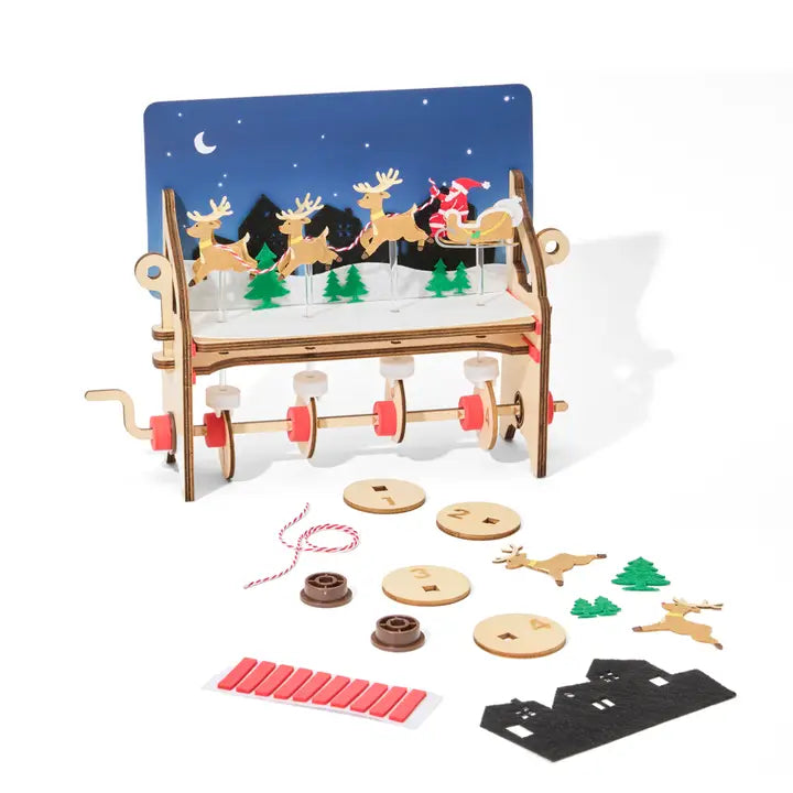 KiwiCo Inc Santa's Sleigh Automation Engineering Kit for Kids
