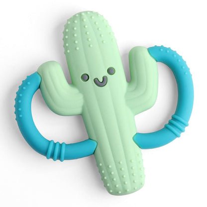 Itzy Ritzy Chew Crew Silicone Handle Teether - Cactus