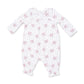 Angel Dear Bows and Hearts - Cuffed Sleeve Romper
