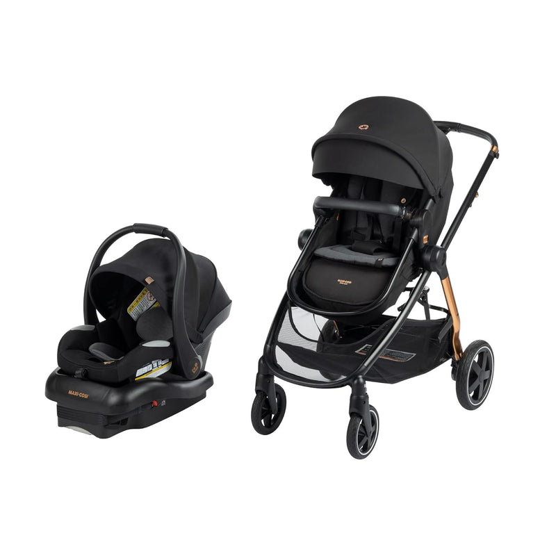 Maxi-Cosi Zelia2 Luxe 5-in-1 Modular Travel System with Mico Luxe - Dark Ember