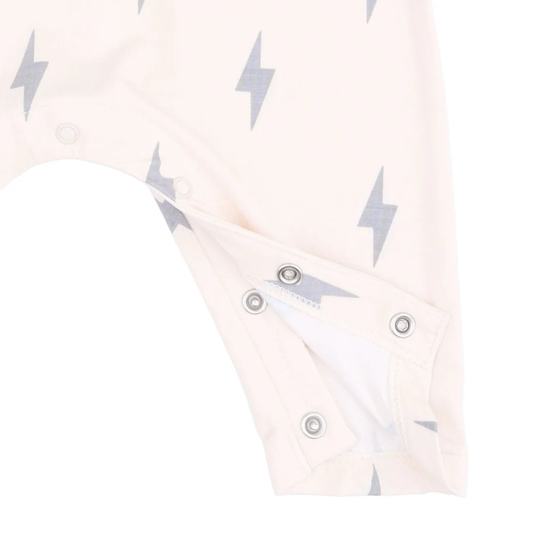 Angel Dear Lightning Bolt Viscose - Long Sleeve Raglan Henley Romper