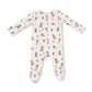 Angel Dear Bamboo 2 Way Zipper Footie - Cowboy Dogs