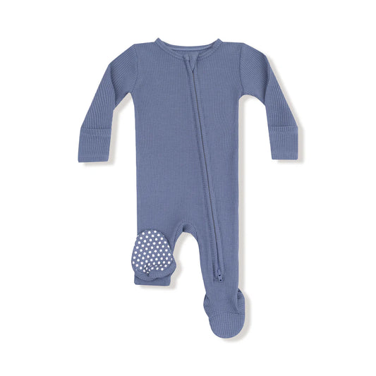 Angel Dear Waffle / Thermal 2 Way Zipper Footie - Wild Wind