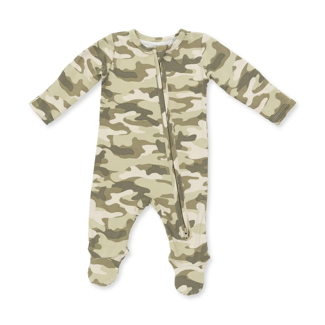 Angel Dear Camo - 2 Way Zipper Footie