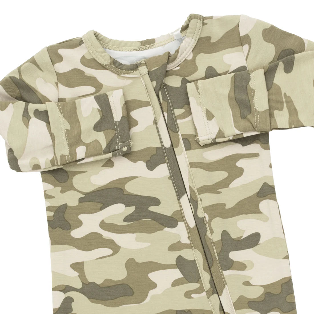 Angel Dear Camo - 2 Way Zipper Footie