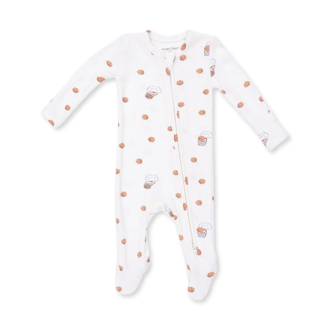 Angel Dear Mini Basketballs - 2 Way Zipper Footie