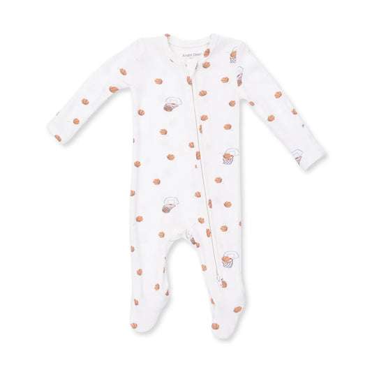 Angel Dear Mini Basketballs - 2 Way Zipper Footie