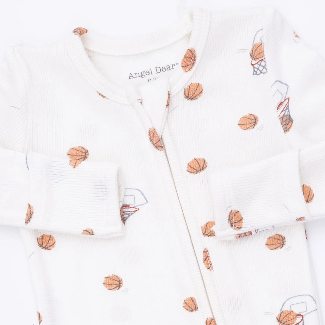 Angel Dear Mini Basketballs - 2 Way Zipper Footie