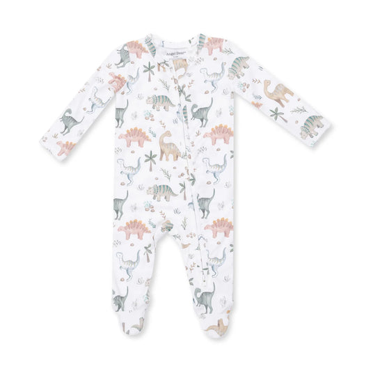 Angel Dear Sweet Baby Dinos - 2 Way Zipper Footie